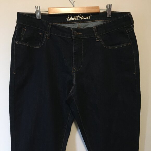 Old Navy Dark Navy Blue Sweetheart Jeans - Picture 5 of 16